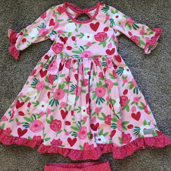 Eleanor Rose Dress And Bennys Set Size 8/10 - Picture 1 of 6